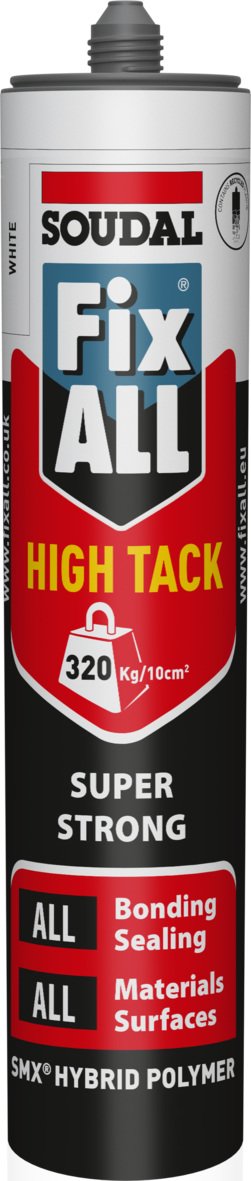 Soudal Fix ALL Adesivo Ibrido Polimero 290 Ml - Alta Presa Iniziale - Universale - Foto 4