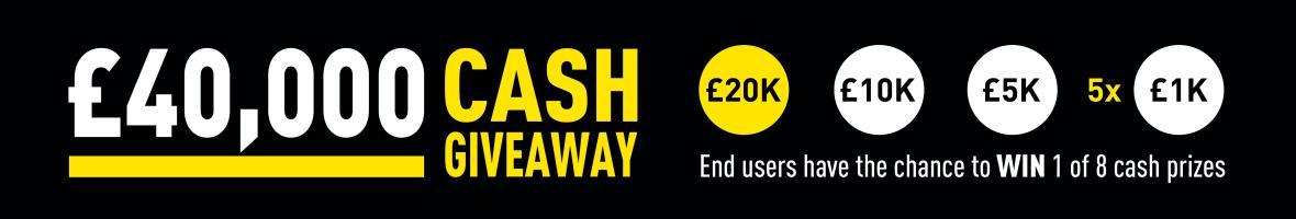 40K CASH GIVEAWAY