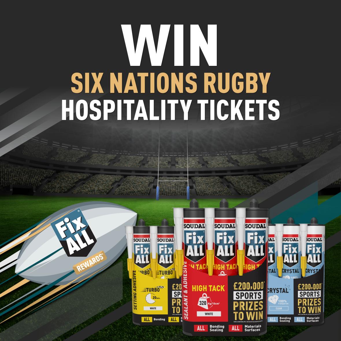 Fix ALL Rewards Rugby Six Nations Wales vs England 2025 Tickets