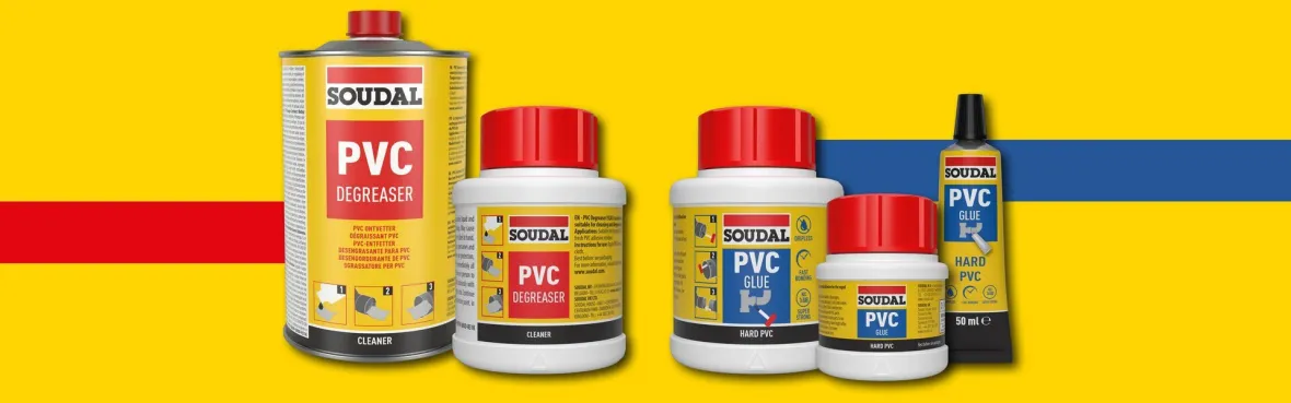 Soudal PVC Glue and Degreaser