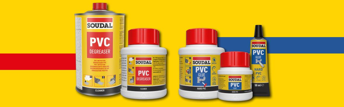 Soudal PVC Glue and Degreaser