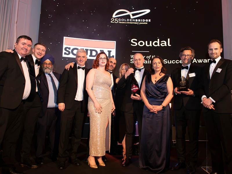 Soudal Wins Sustained Success Award at the 25th Anniversary Golden Bridge Awards