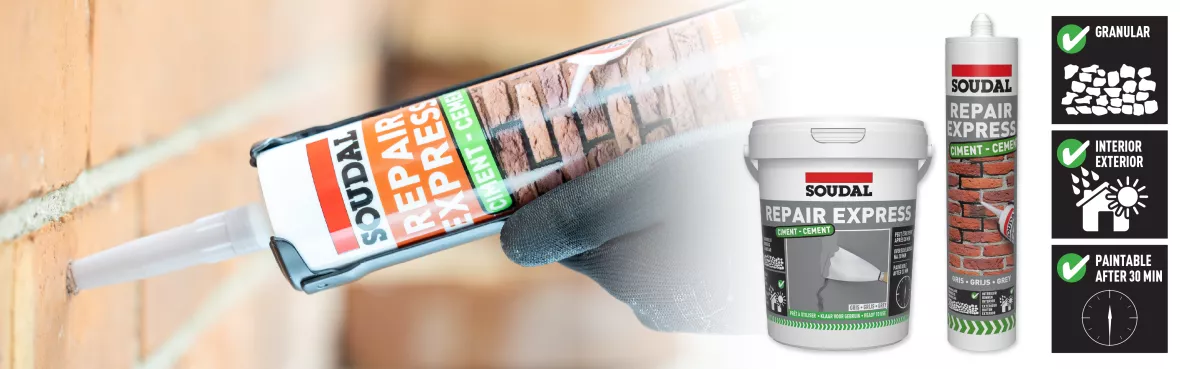 Soudal Repair Express Cement Application