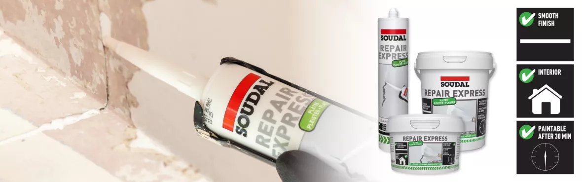 Soudal Repair Express Plaster Application