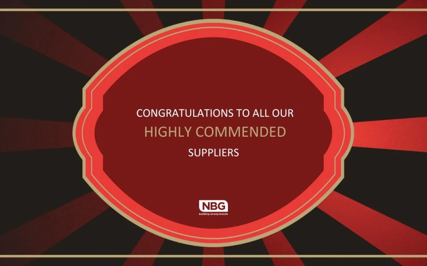 General Build Highly Commended certificate given to Soudal UK by NBG (National Buying Group) at the NBG Conference 2024