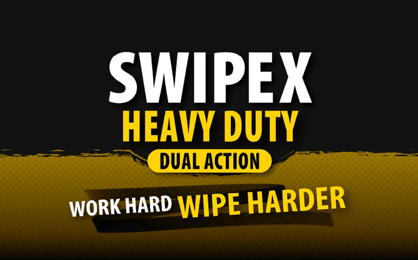 Swipex Heavy Duty Super Scrub Cleaning Wipes