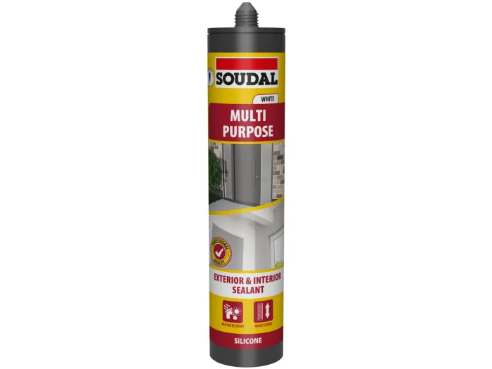 Acetic Multi Purpose Silicone Brilliant white 290ml