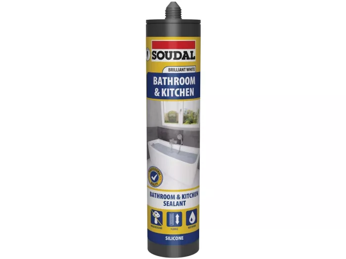 Bathroom & Kitchen Sil AC Brilliant white 290ml