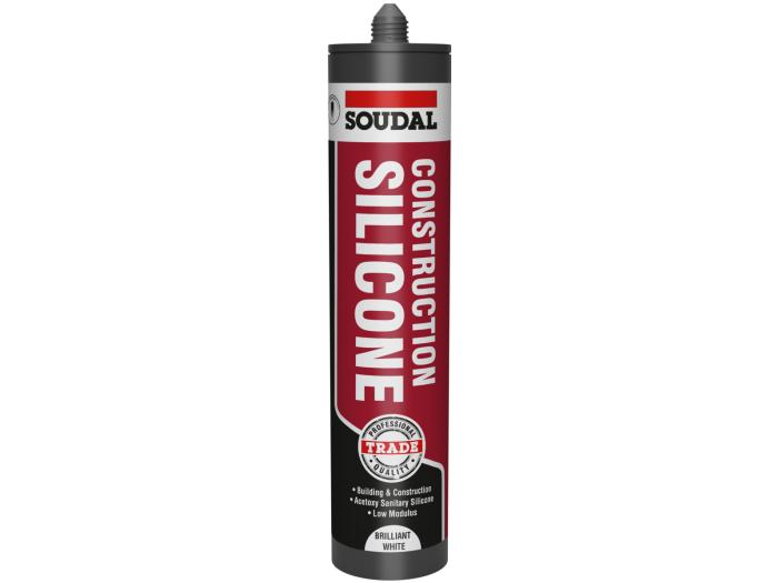 Product shot Trade Construction Silicone Brilliant White 290ml