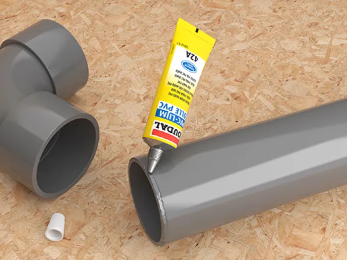 plakken van PVC