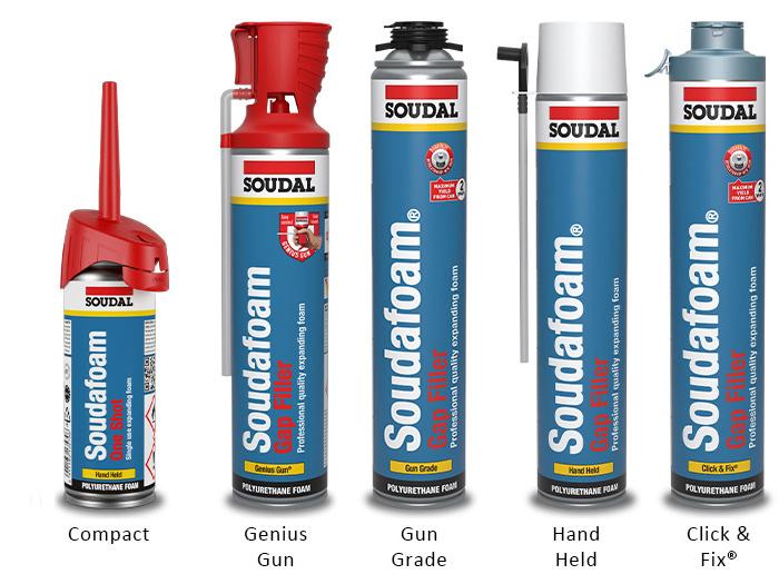 Mousse polyuréthane expansive - aérosol 510 ml - Soudafoam 360° - unitaire  SOUD