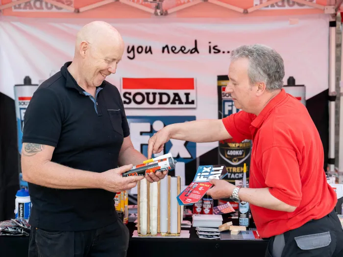 Soudal trade day, product demonstrations and expert advice